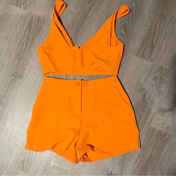 Vibrant Orange Two-Piece Set - Picture 3 of 3